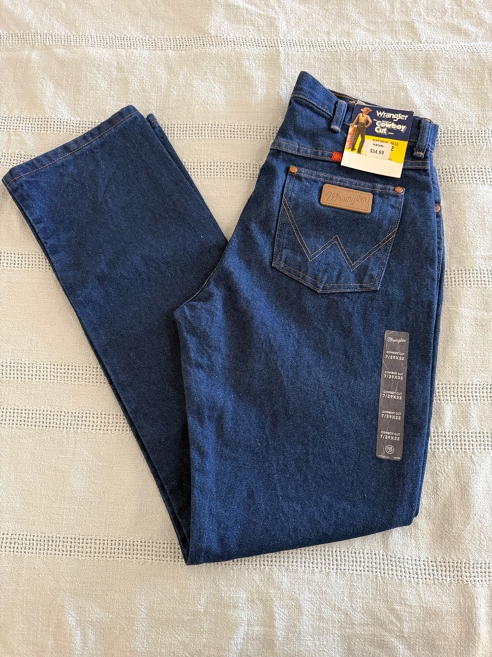 Wrangler Women’s Boot Cut Jeans in Dark Blue Denim